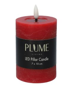 Kaars Pillar Lumina Touch  Rood Small