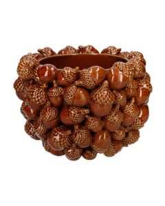 Übertopf Acorn  Braun Medium