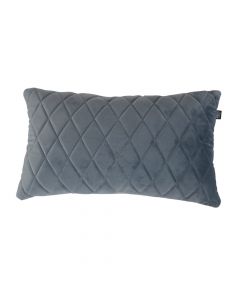 Living room Decorative cushion checkering Rectangle 45x24cm Cushy - Velvet light blue