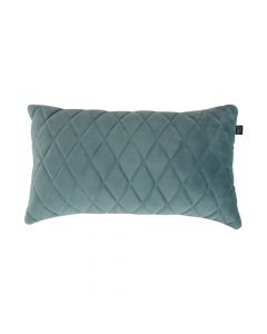 Living room Decorative cushion checkering Rectangle 45x24cm Cushy - Velvet Mintgroen