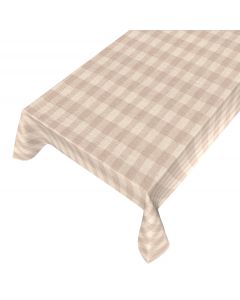 Darron Tablecloth Coated Linen beige 140cmx20mtr 