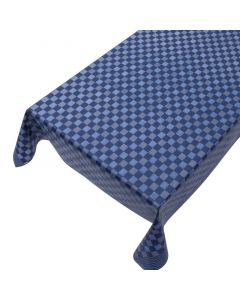 Textile Flamand Wasbaar gecoat tafeltextiel blauw 140cmx20mtr 