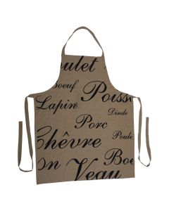 Schort lang paris cuisine navy