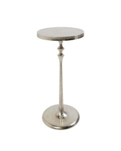 Tafel Rond zilver h50 d22cm