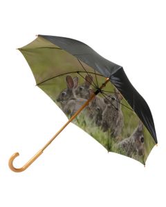 Paraplu Konijnen familie binnenprint 105cm
