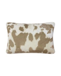 Royal Velvet coussin vache beige 30x45 cm