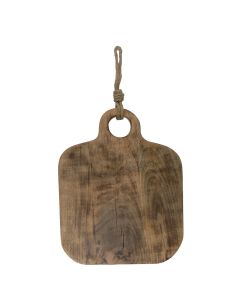 chopping board mango wood square 40cm