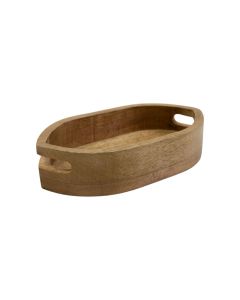 Serving Tray oval mango wood 20x10x5cm
