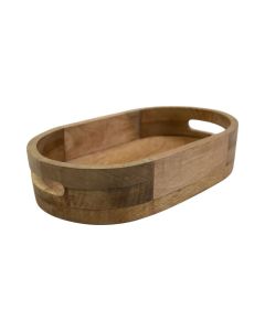 Serving Tray oval mango wood 25x12x6cm