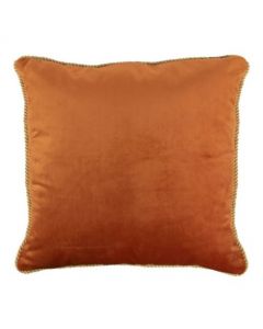 cushion velvet gold orange 45x45cm