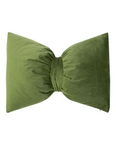 Bogen Kissen Samt apfel grün 40x60cm