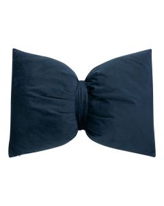 Bogen Kissen Samt marine blau 40x60cm
