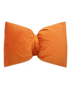 Bogen Kissen Samt orange 40x60cm