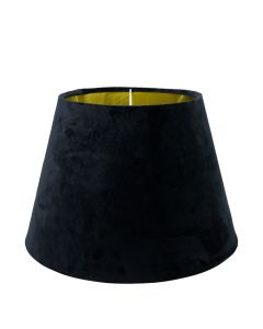 abat-jour velours noir dia 30cm