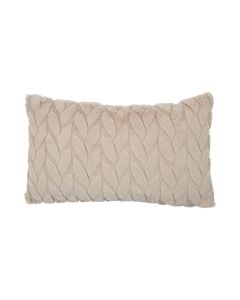 Cushion Knit pattern beige 30x50cm