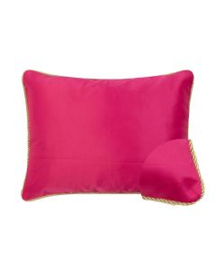 cushion satin fushia 35x45cm