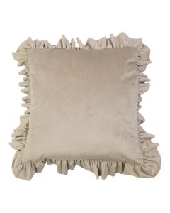 coussin velours rousse de champagne 45x45cm