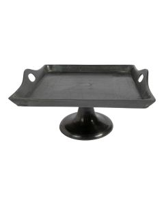 Dienblad op voet brass h20 34,5x34,5