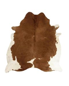 vloerkleed koe bruin/wit 250cm