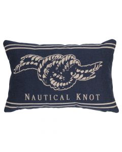 gobelin coussin blue marine nautical knot 30x45cm*
