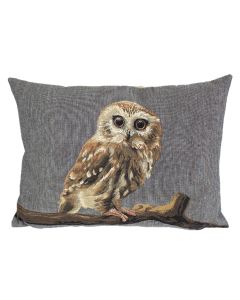 gobelin kussen steenuil 30x45cm