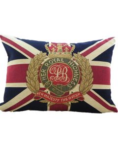 gobelin kussen vlag her majesty 30x45cm