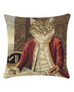 gobelin cushion cat marquess 45x45cm