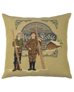 gobelin kussen alpine lodge 45x45cm