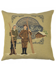 gobelin cushion alpine lodge 45x45cm