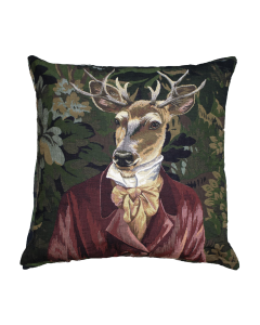 gobelin cushion baron deer purple 45x45cm