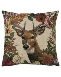 gobelin cushion flower striker 45x45cm