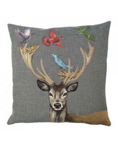 gobelin coussin funky deer nid 45x45cm