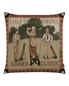 coussin gobelin golf homme 45x45cm