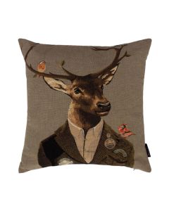 gobelin kissen jäger rothirsch 45x45cm