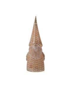 Decoration Gnome brown gold 9,5x7x23,1cm