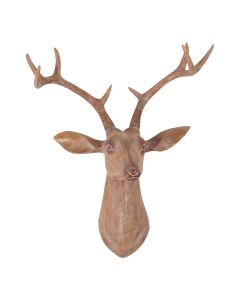 Wand Hanger Hert bruin 45x27,5x54cm