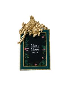 Picture Frame bird rectangle blue 15x2,5x23,7cm