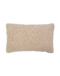 kissen teddy beige 30x50cm