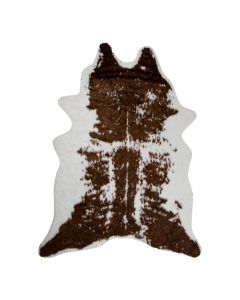 Carpet Artificial cow brown white 150x200cm