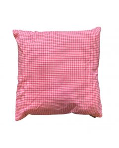 Cushion Small check 45x45 rouge