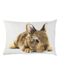 kanevas kissen wildes farbkaninchen 35x50cm