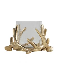 wind light antler champagne gold dia 14cm