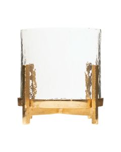 wind light on legs champagne gold large