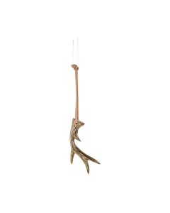 Decoration Hanger antler gold 11x6cm