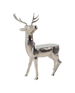 Table Standing deer silver 90x65x35cm