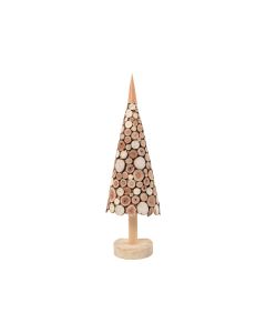 Decoration Christmas tree on stand 3D 28x28xH.80 cm