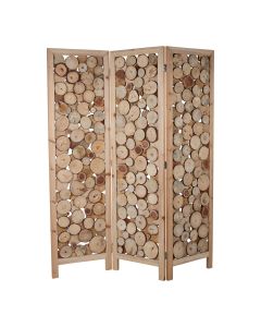 Room Divider wood 49x179x2.5cm
