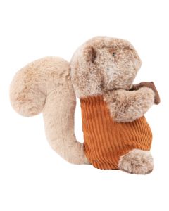 Butée de porte écureuil beige h20 cm