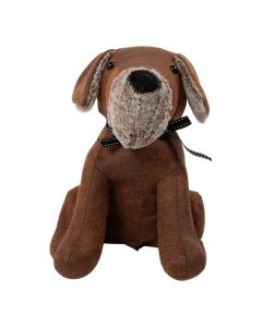 Door Stopper dog dark brown