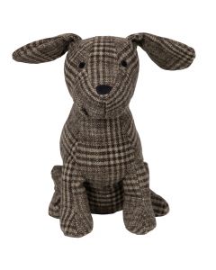 Deurstopper Hond zit ruit 21x16x26 cm
